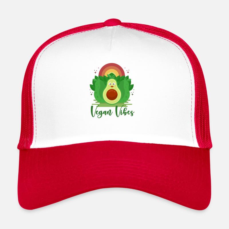 Vegan Vibes Vegan Vegans Plant-Based Trucker Cap