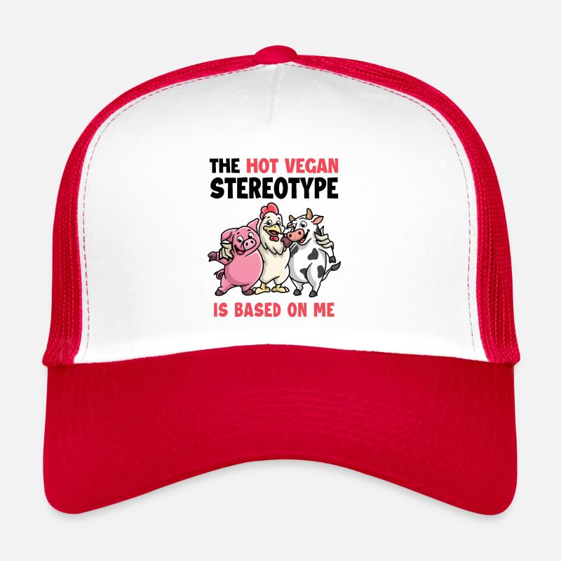 Hot Vegan Stereotype is Based On Me Plant-Based Trucker Cap