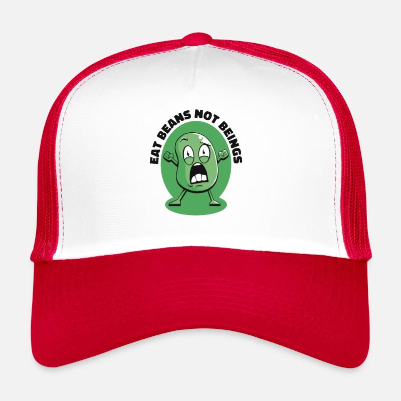 Eat Beans Not Beings Vegans Plant-Based Vegan Trucker Cap