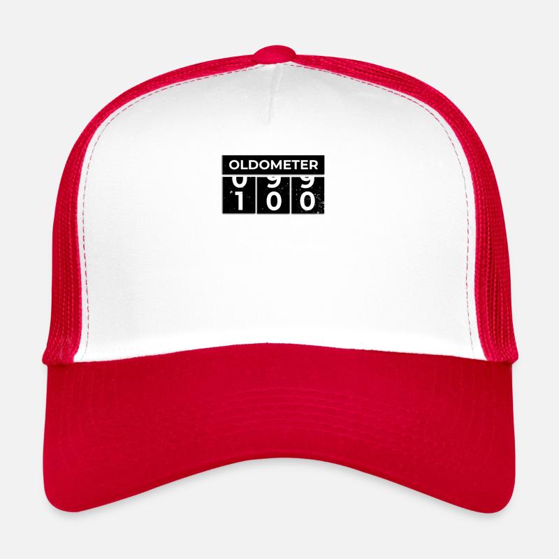 Oldomètre 100e anniversaire drôle slogan Turning 100 Casquette trucker 