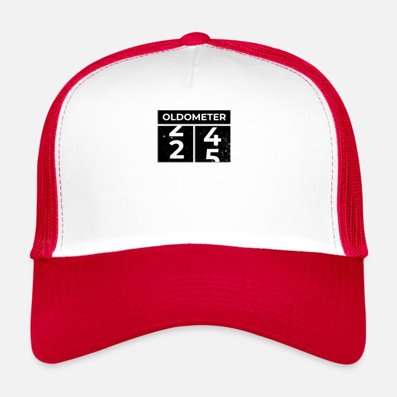 Oldometer 25. Geburtstag Lustiger Slogan zum 25. Geburtstag Trucker Cap