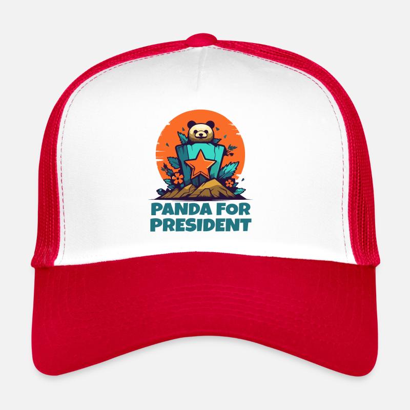 Panda pour le président Casquette trucker 