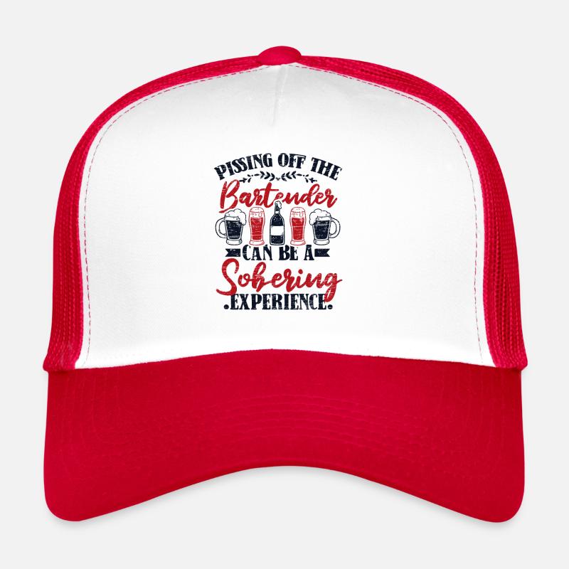 Pisser le barman peut donner à réfléchir Casquette trucker 