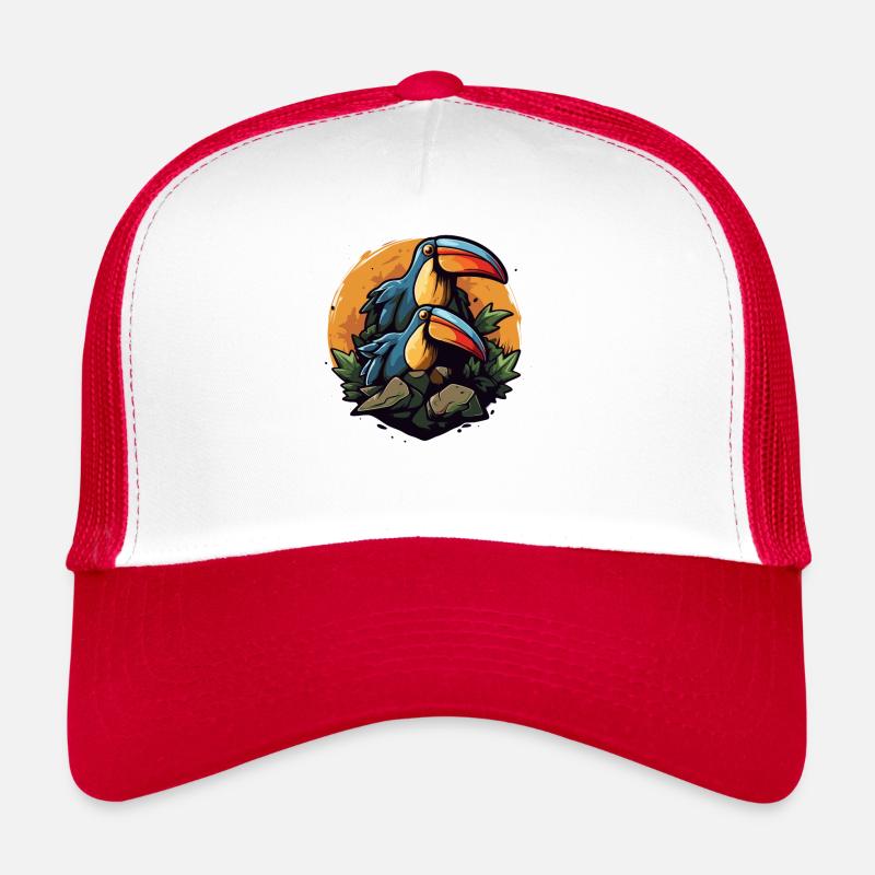 Toucan Bird Partner Trucker Cap