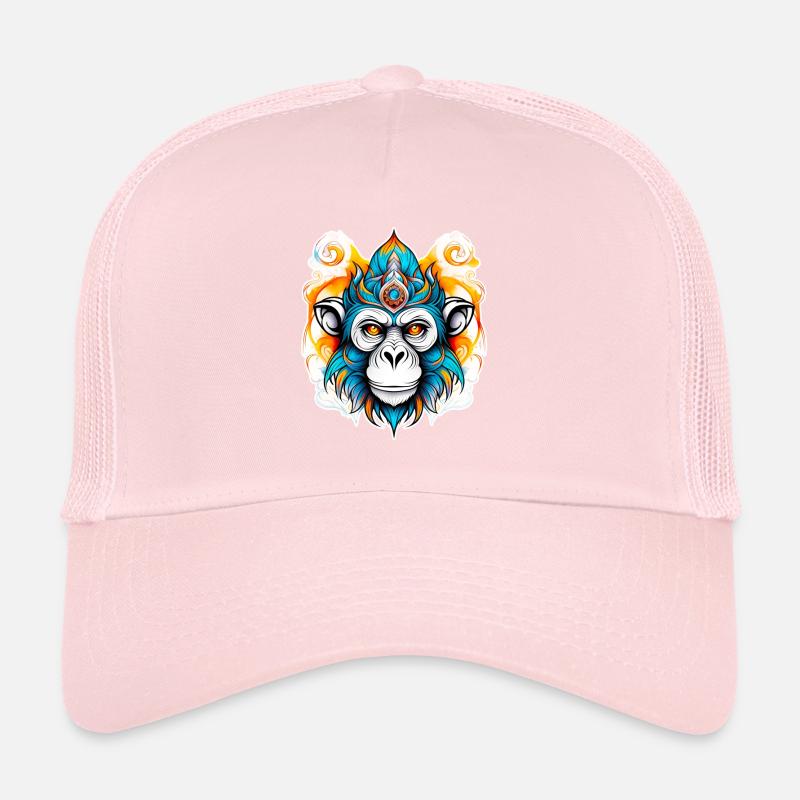 Monkey Stencil Trucker Cap