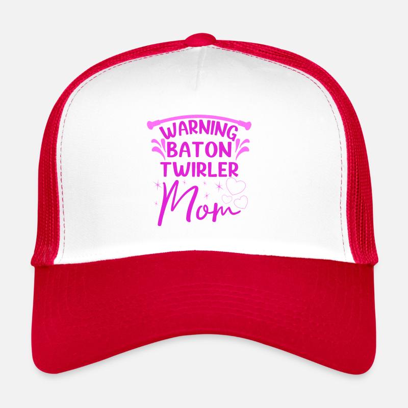Baton Twirling Warning Baton Twirler Mom Gifts Trucker Cap
