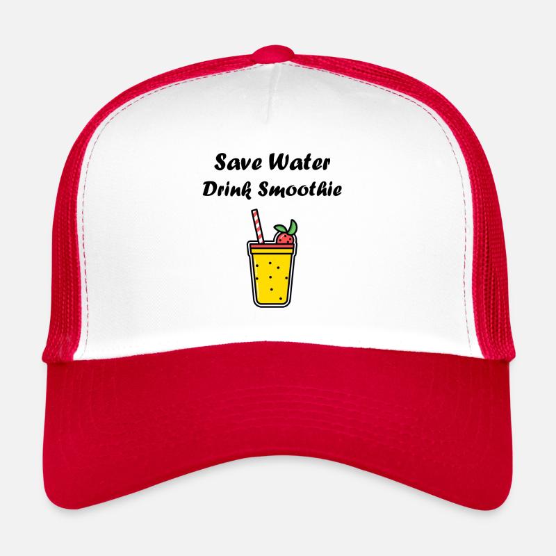 Save water drink smoothies Casquette trucker 