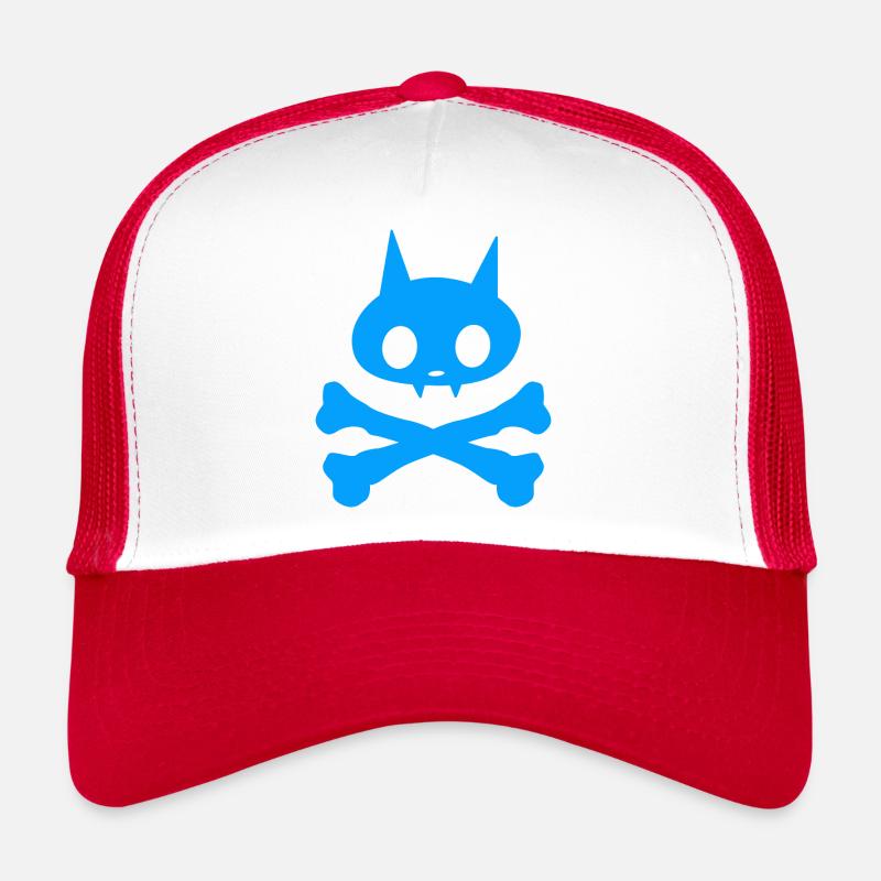 Chat squelette Garçon Casquette trucker 