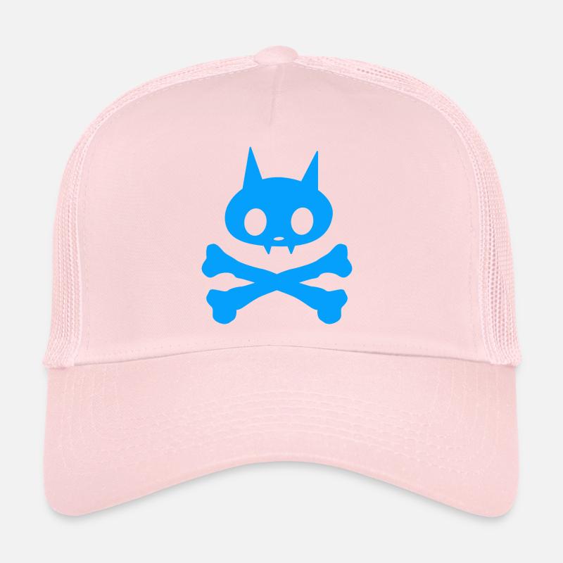 Chat squelette Garçon Casquette trucker 