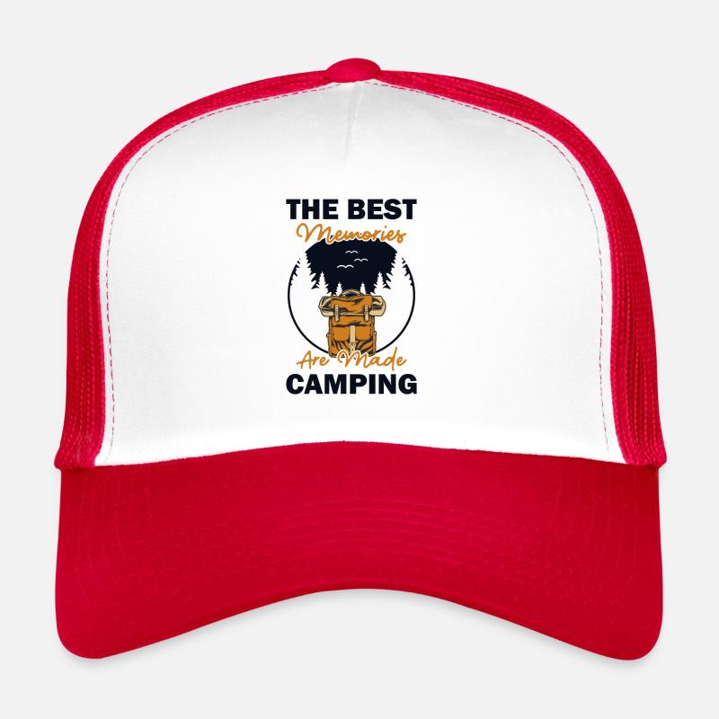 Les meilleurs souvenirs sont faits Camping Camping Casquette trucker 