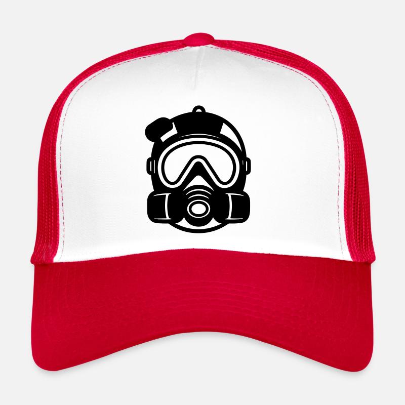 Gas Mask Trucker Cap