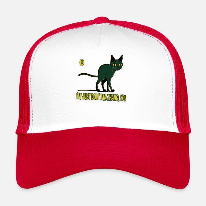 Le chat fait ce qu’il veut Casquette trucker 