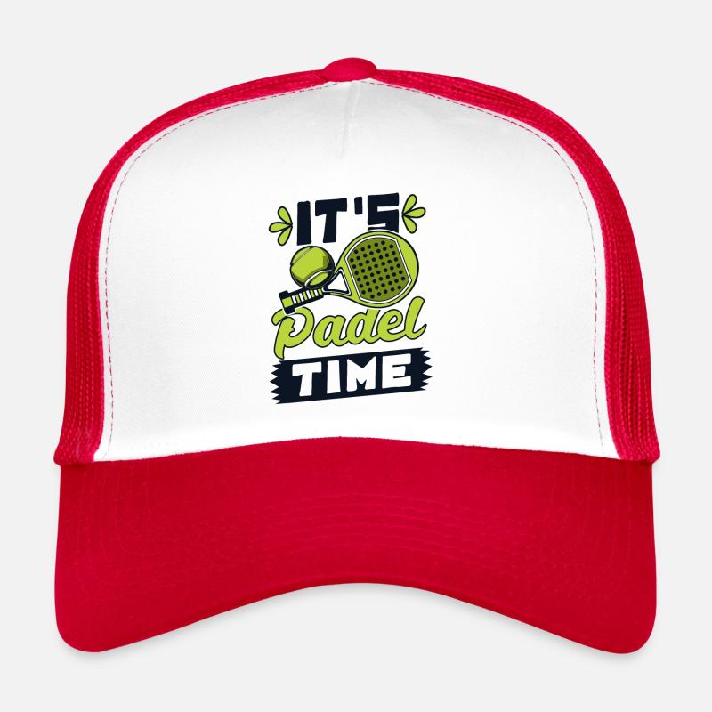 It's Padel Time Paddle Tennis Paddleball Trucker Cap