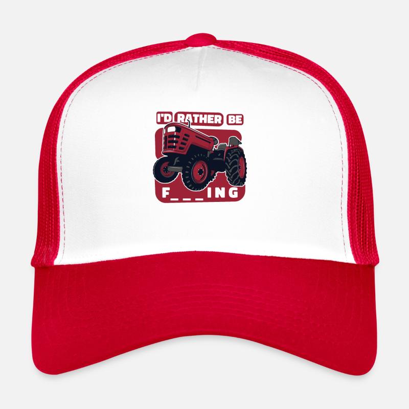 I'd rather be farming organic farmer farmer Trucker Cap