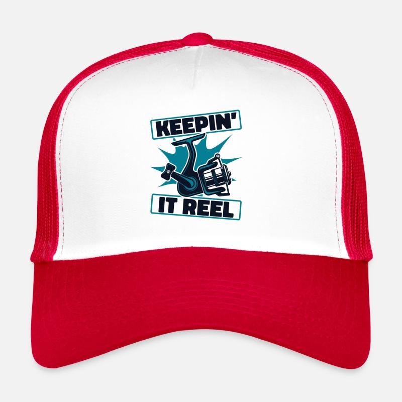 Keepin It Reel Spinnfischer Hochseeangler Angler Trucker Cap