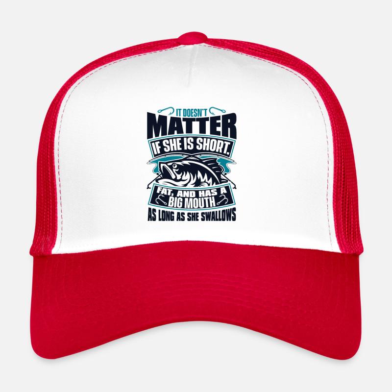 As Long As She Swallows Spin Fisherman Trucker Cap