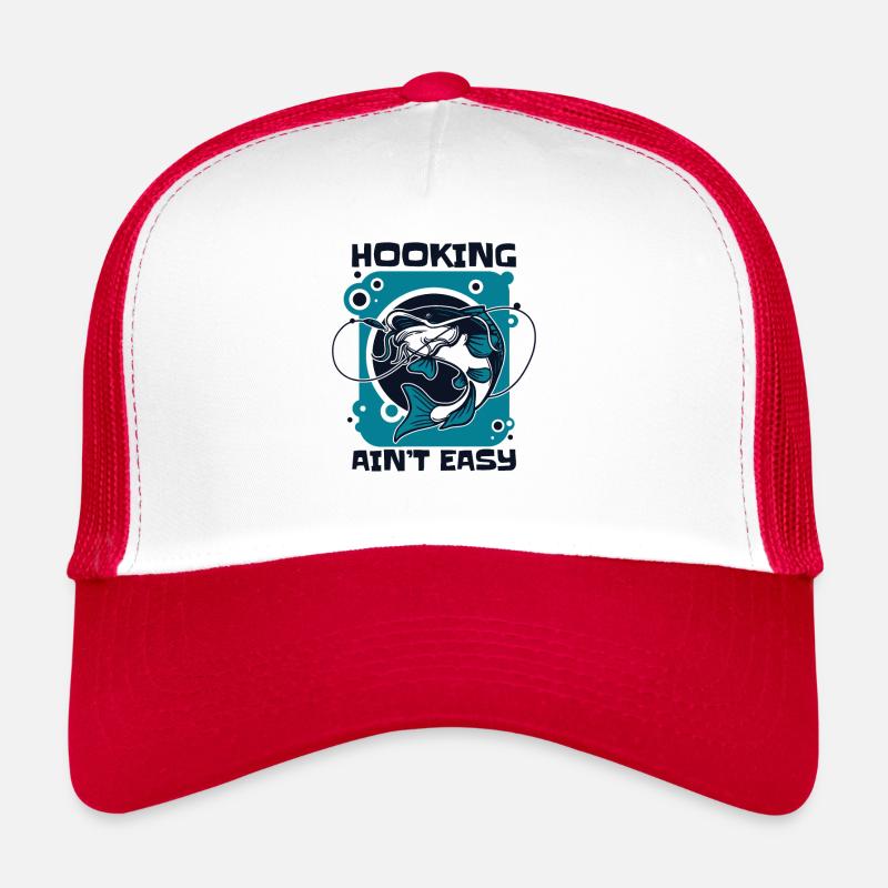 Hooking Ain't Easy Hochseeangler Fliegenfischer Trucker Cap
