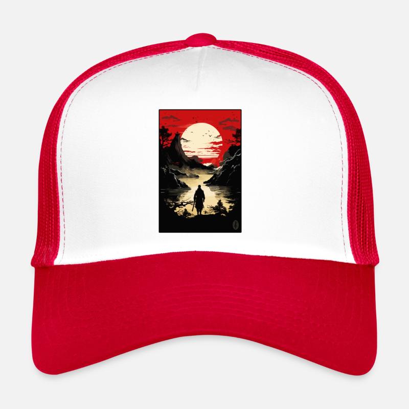 Edo Japan: Der Frieden eines Samurai Trucker Cap