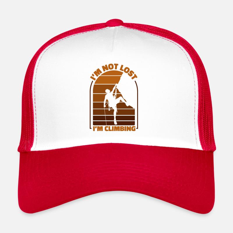Je ne suis pas perdu, je grimpe en escalade de vitesse Kraxler Casquette trucker 