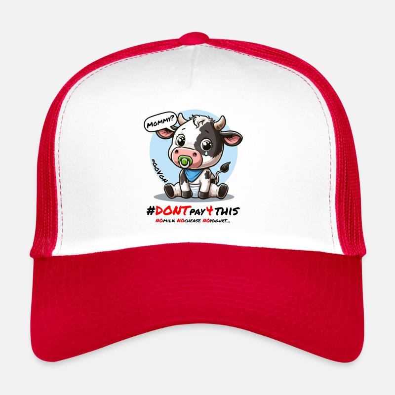Süße traurige Kuh Schwarz - Dont Pay for This Trucker Cap