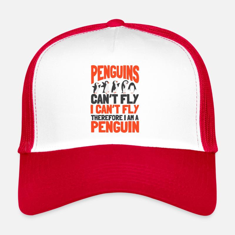 Penguins can't fly Seabird King Penguin Penguin Trucker Cap