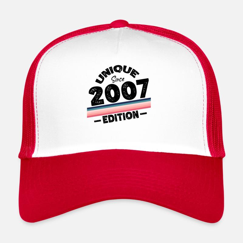 Unique depuis 2007 Edition Anniversaire Millésime 2007 Casquette trucker 
