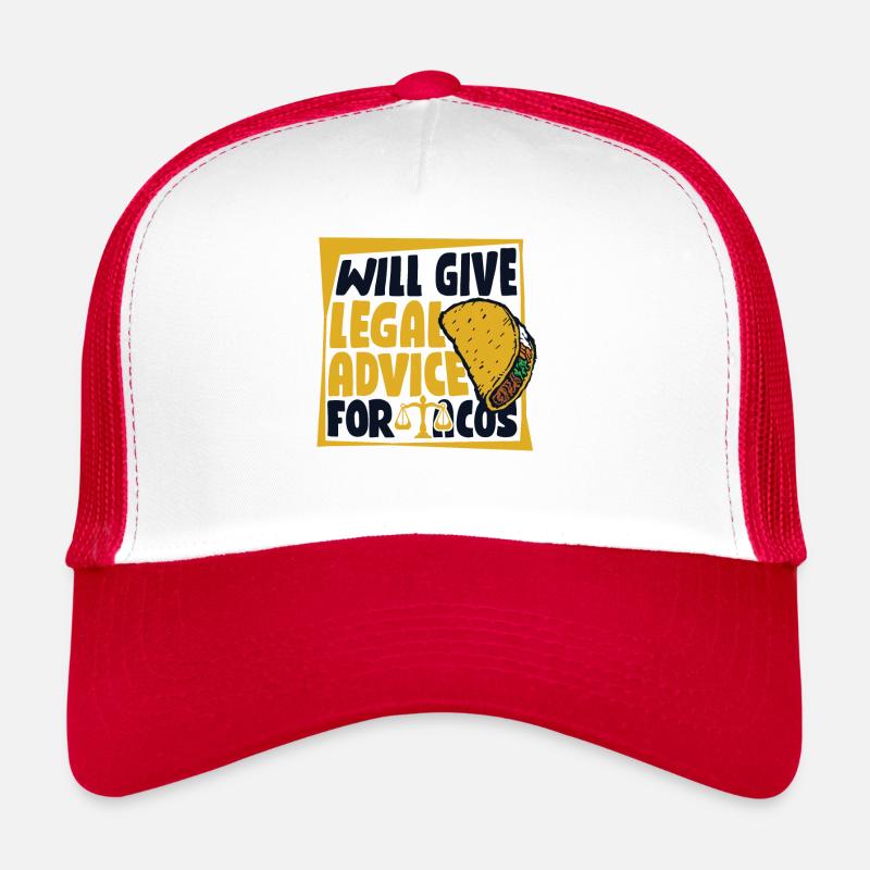 Donnera des conseils juridiques pour les tacos Procureur général Casquette trucker 