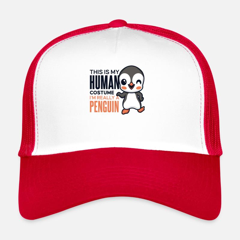 This Is My Human Costume Seevogel Königspinguin Trucker Cap