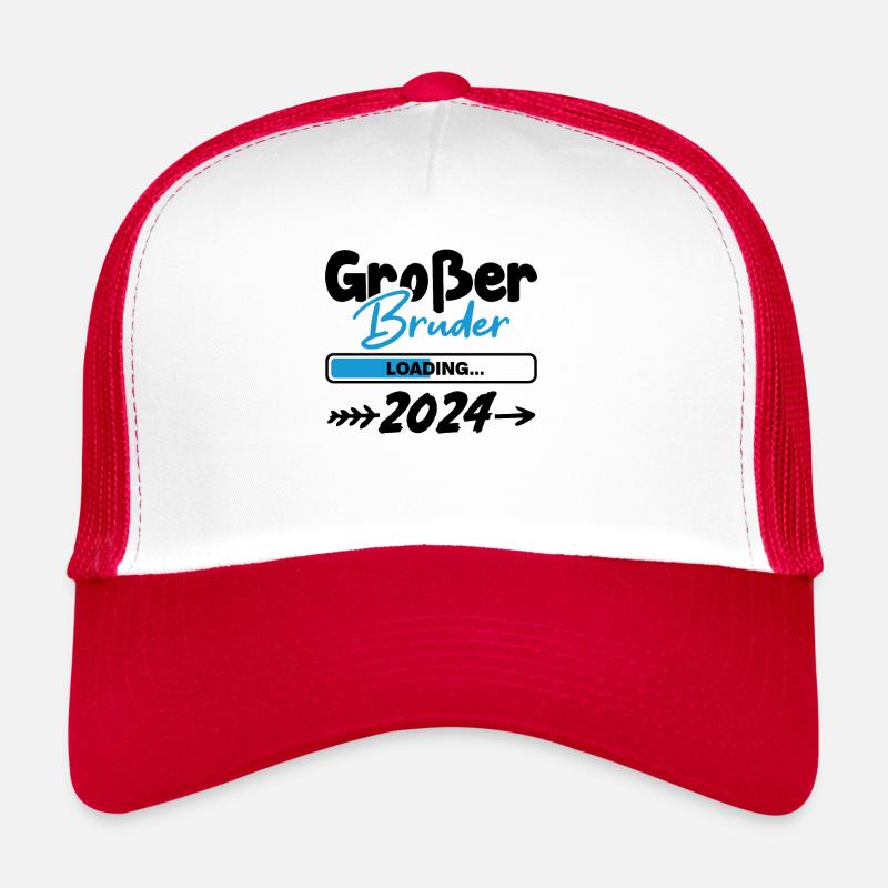 Big Brother Loading 2024 - Trucker Cap - white/red