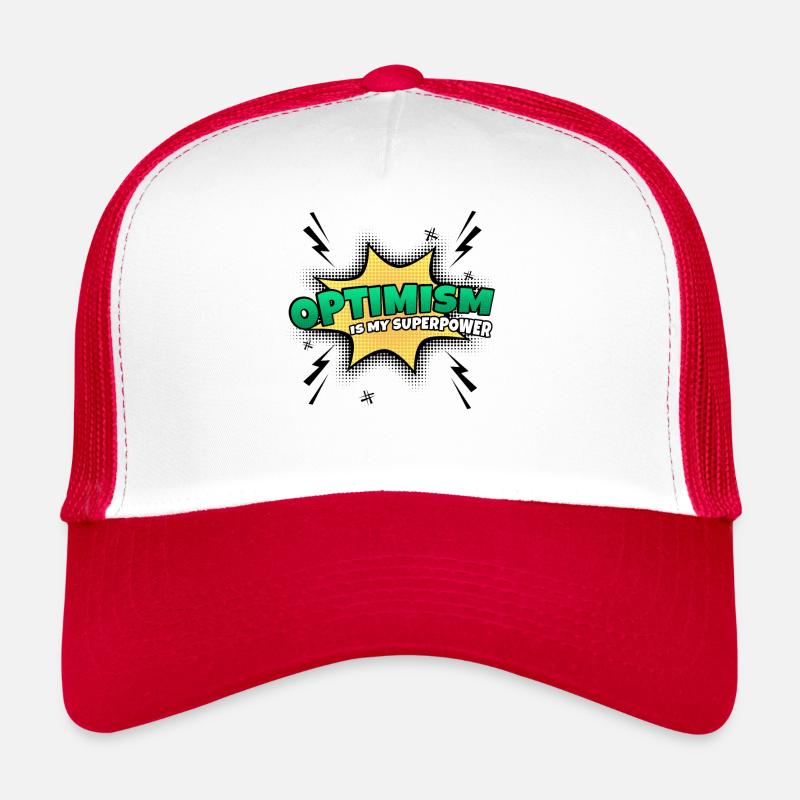Optimismus Ist Meine Superkraft Eigenschaft Trucker Cap