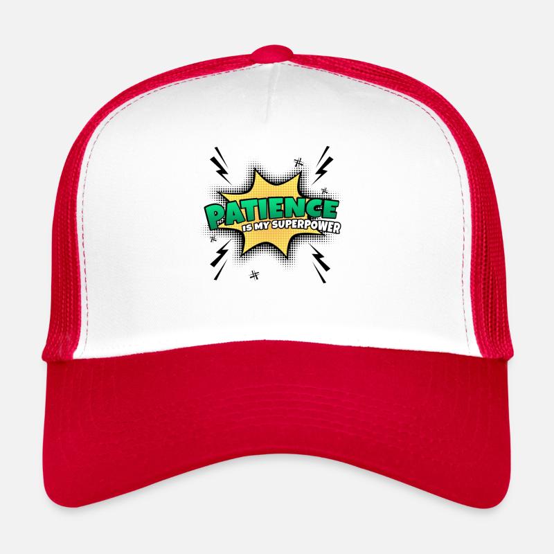 La patience est mon trait de caractère de superpouvoir Casquette trucker 