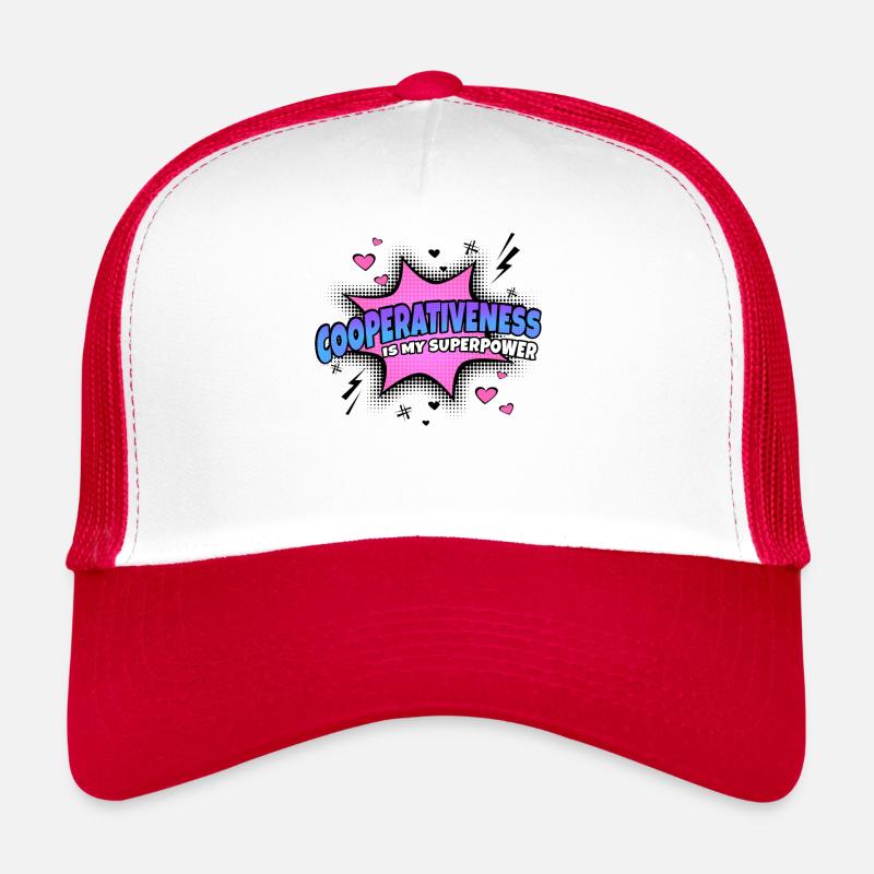 La volonté de coopérer est mon superpouvoir Casquette trucker 