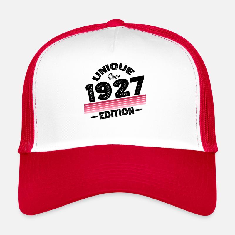 Unique depuis 1927 Edition Anniversaire Millésime 1927 Casquette trucker 