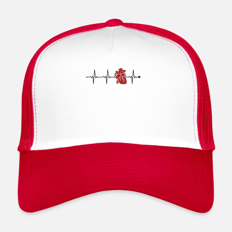 Heart Surgery Heartbeat Catheter Survivor Open Trucker Cap