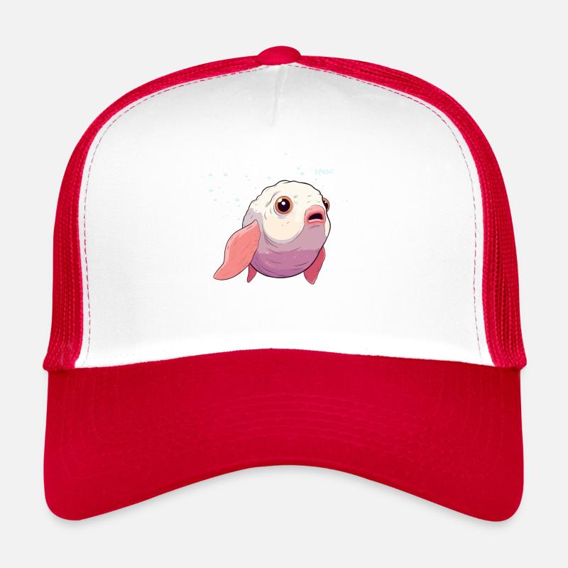 Un poisson ressemblant à un blob Casquette trucker 