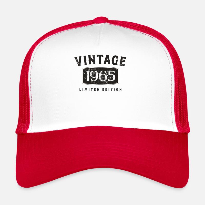 Anniversaire 1965 Edition Limitée Millésime 1965 Casquette trucker 