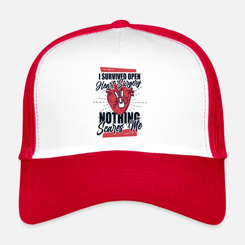 I Survived Open Heart Surgery Pacemakers Open Trucker Cap