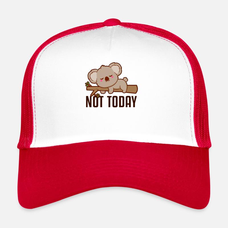 Pas aujourd’hui Koalabear Eucalyptus phascolarctos Casquette trucker 