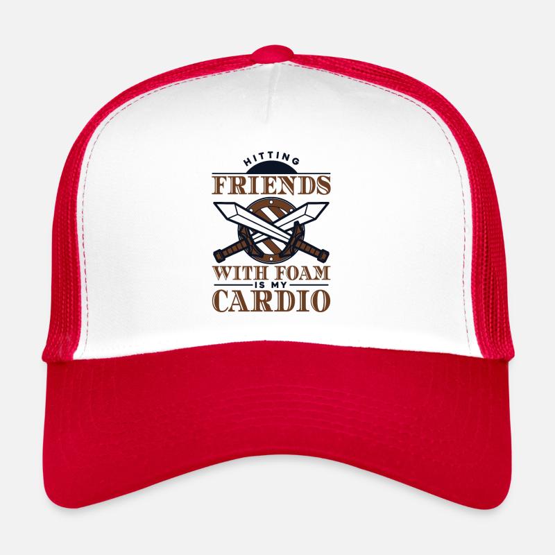 Frapper des amis avec de la mousse, c’est mon GN cardio Casquette trucker 