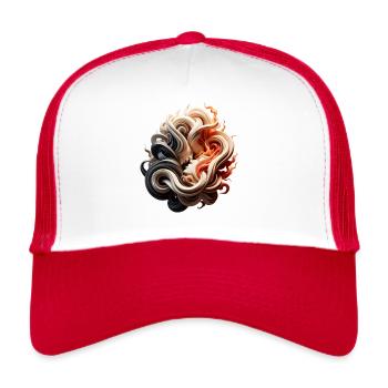Daring Desire - Heavenly Embers - Trucker Cap - white/red - Front