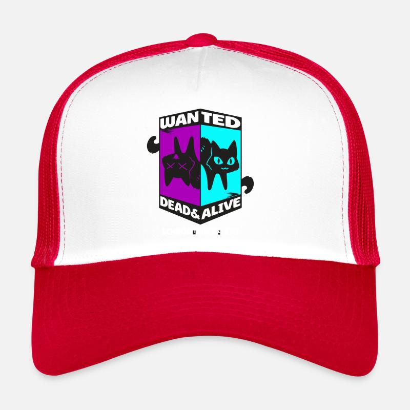 Physics Quantum Nerd Dead Alive Schrödinger's Cat Trucker Cap