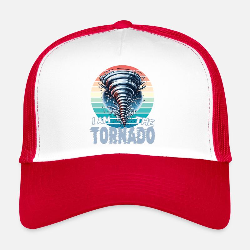 Tornado Sturm Wirbelwind Ich bin der Tornado Trucker Cap