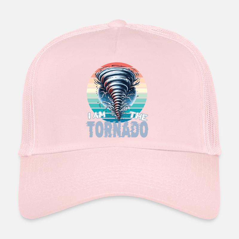 Tornado Sturm Wirbelwind Ich bin der Tornado Trucker Cap