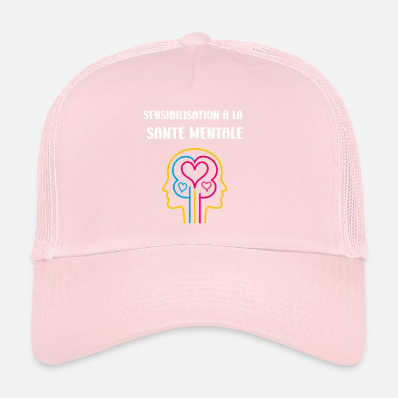 sensibilisation santé mentale Casquette trucker 
