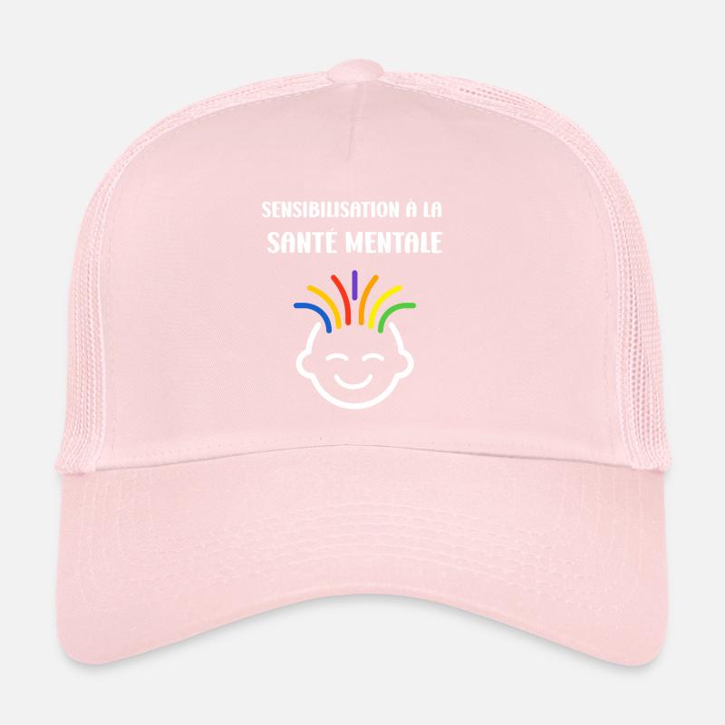 sensibilisation santé mentale Casquette trucker 