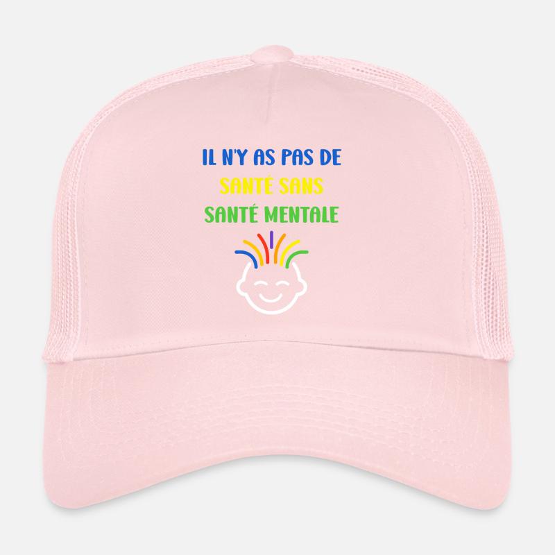 sensibilisation santé mentale Casquette trucker 