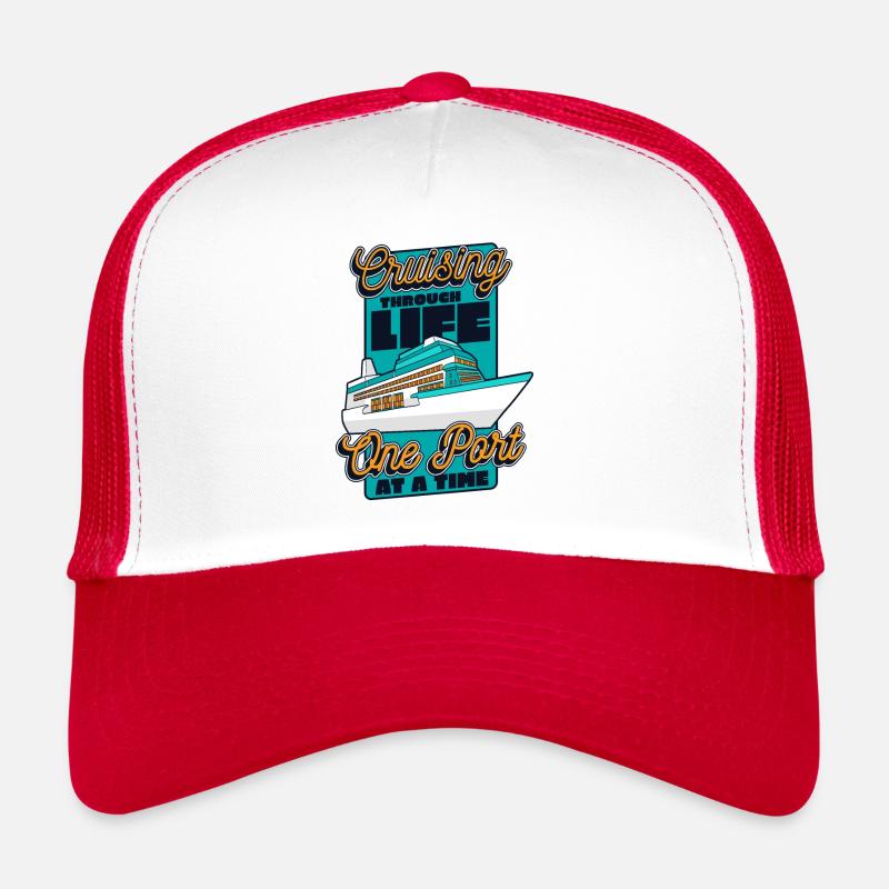 Croisière à travers la vie, un port à la fois Casquette trucker 