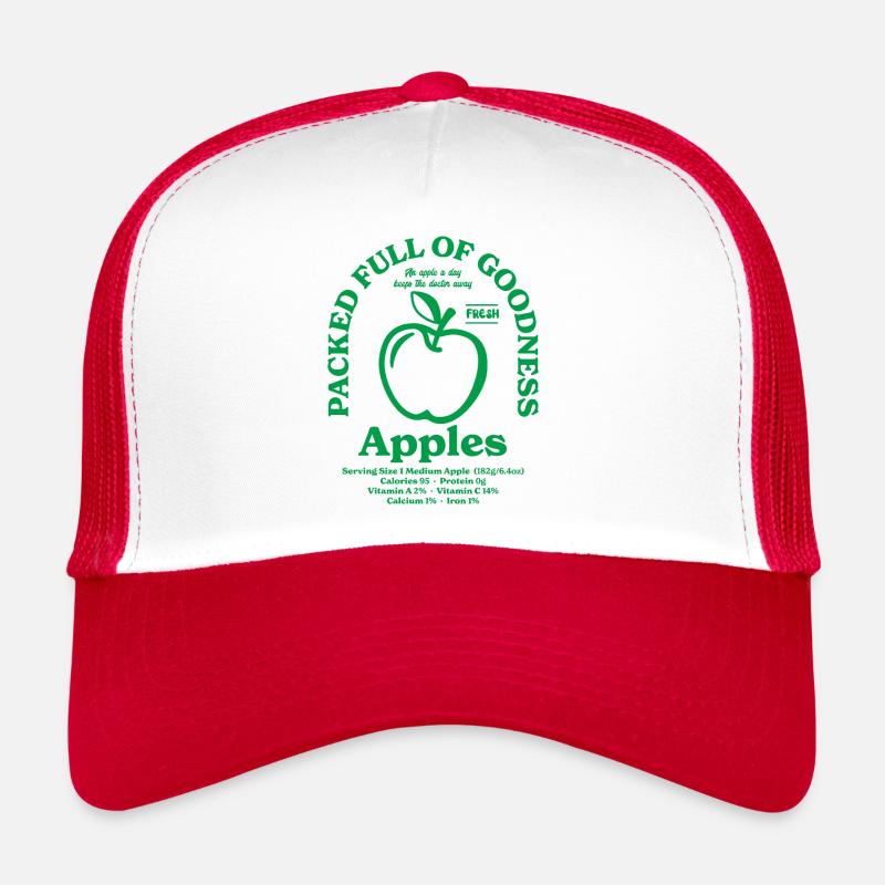 Nutritionnel de la pomme Casquette trucker 