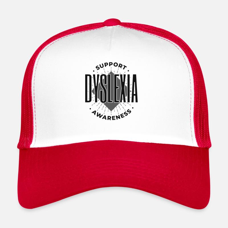 Support Dyslexia Awareness Dyslexia Apraxia Trucker Cap