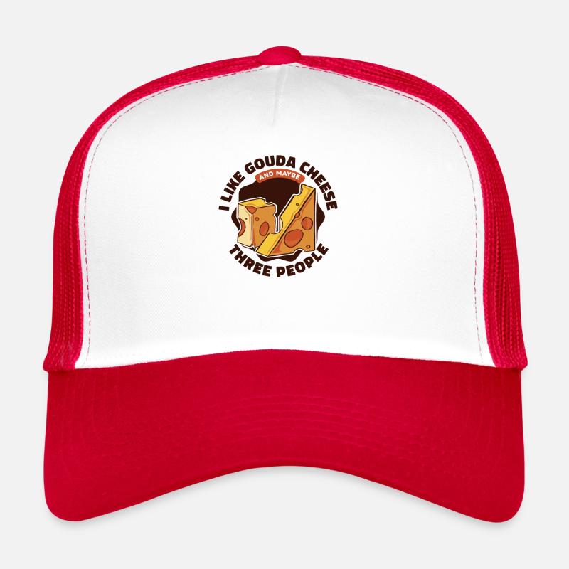 Ich mag Gouda und vielleicht 3 Leute machen Queso Gouda Trucker Cap
